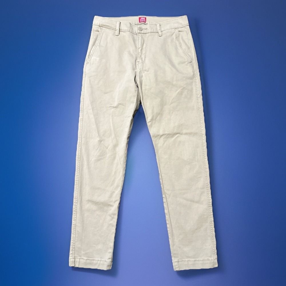 Levis Pants Mens 29x30 Beige‎ Stretch XX Chino Standard Taper Casual